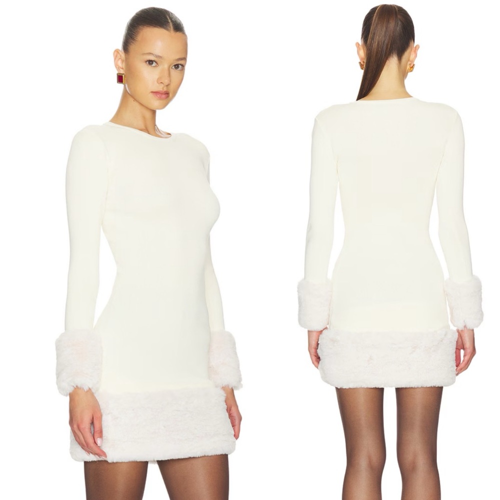 Brand New- Delfi Collective Dress Tabby Dress In Snow 🐰✨